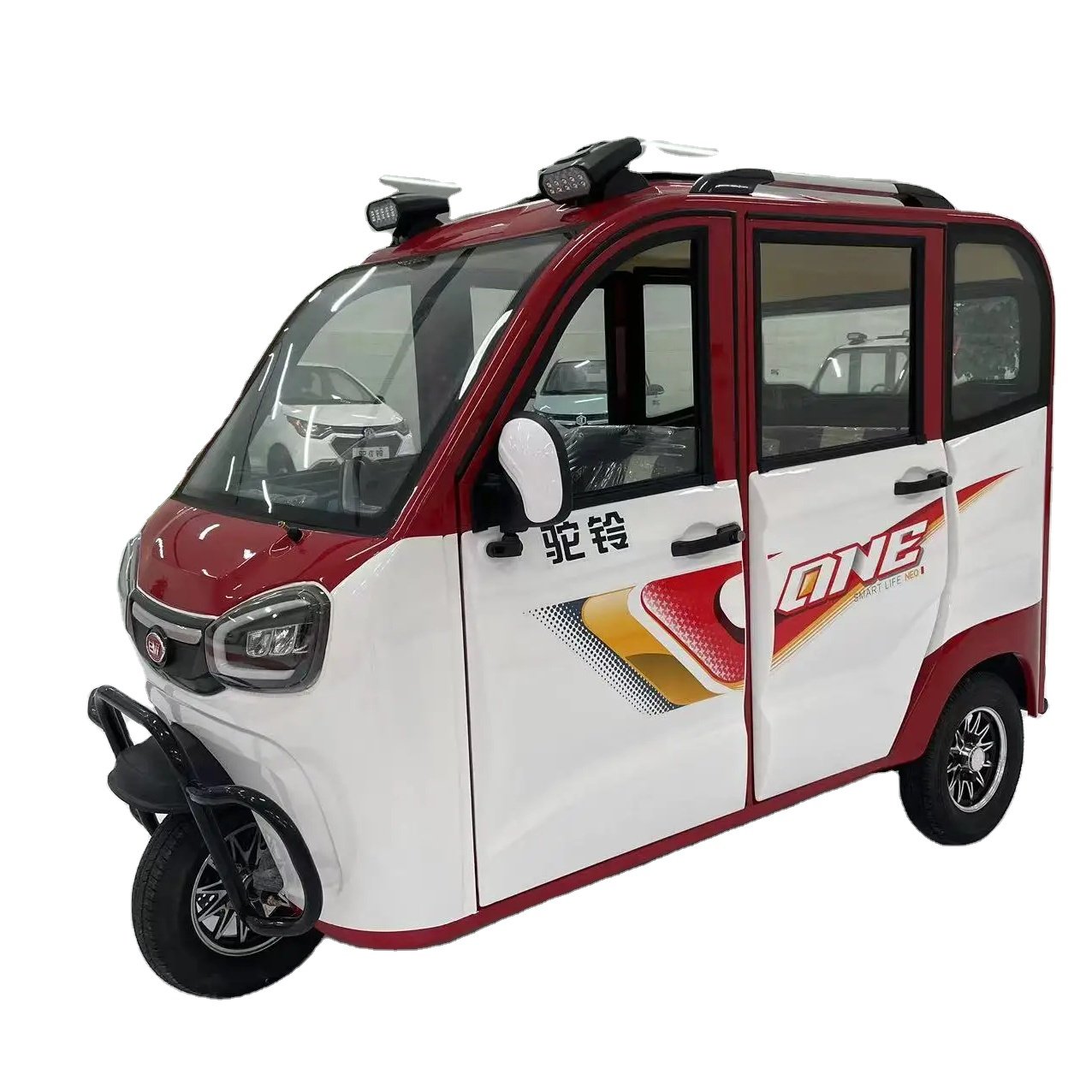 3 Wheel Electric Motorcycle Car With Drive Cabin/electric Scooter Enclosed With Passenger Seat/cargo Tricycle for Adults